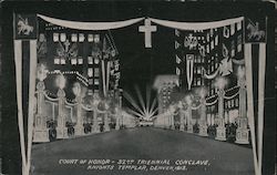 Court of Honor 32nd Triennial Conclave Knights Templar 1913 Postcard