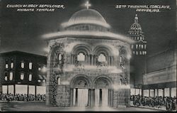 Church of Holy Sepulcher - Knights Templar - 32nd Triennial Conclave - 1913 Postcard