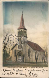 Catholic Church Fairbury, NE Postcard Postcard Postcard