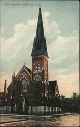 Luther Memorial Church Erie, PA Postcard Postcard Postcard