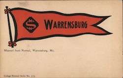 Missour State Normal School Warrensburg, MO Postcard Postcard Postcard