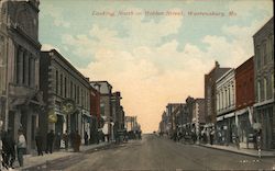 Looking North On Holden Street Postcard