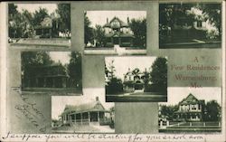 A Few Residences Warrensburg, MO Postcard Postcard Postcard