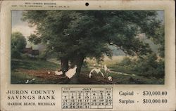 Huron County Savings Bank Postcard