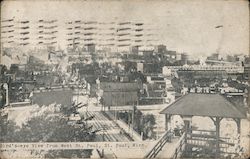 Bird's-eye View from West St. Paul Postcard