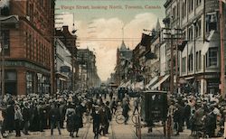 Yonge Street looking North Postcard