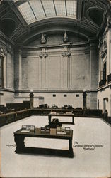 The Canadian Bank of Commerce - Interior View Postcard