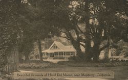 Beautiful Grounds of Hotel Del Monte Monterey, CA Postcard Postcard Postcard