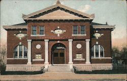 Public Library Postcard