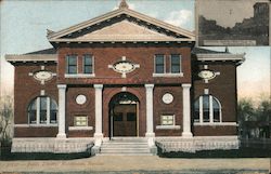 Public Library Postcard