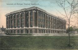 Chemical Department -University of Michigan Postcard