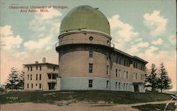 Observatory, University of Michigan Postcard