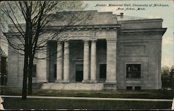 Alumni Memorial Hall, University Of Michigan Postcard