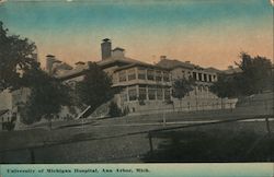 University of Michigan Hospital Postcard