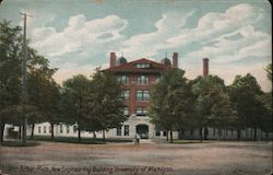 New Engineering Building, University Of Michigan Postcard