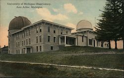 University Of Michigan Observatory Postcard