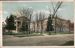 Old and New Medical Buildings - U of M Postcard