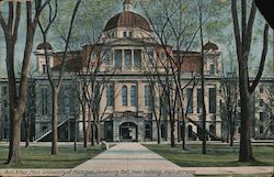 University of Michigan, Main Building, Main Enterance Postcard