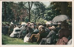 Commencement Exercises at University of Michigan Postcard