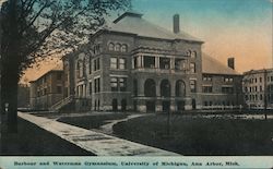 Barbour and Waterman Gymnasium, University of Michigan Postcard