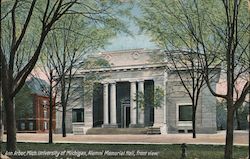 Alumni Memorial Hall University of Michigan Postcard