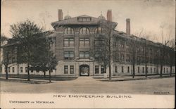 New Engineering Building - University of Michigan Postcard