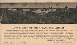 University of Michigan, Ann Arbor Postcard