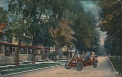 Scene on Huron Street Postcard