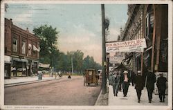 Looking Along State Street Postcard