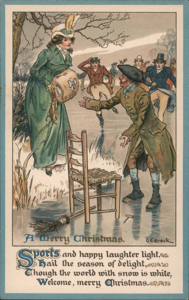 A Merry Christmas C. E. Brock