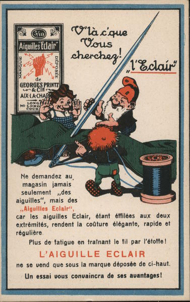 L'Aiguille Eclair Advertising