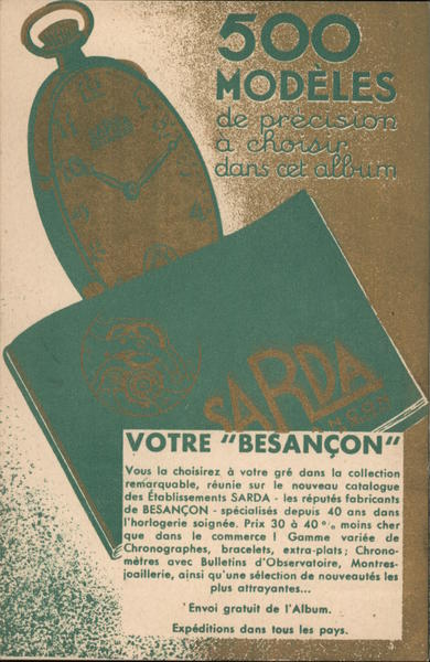 500 Modeles de precision a choisir dans cet album Advertising