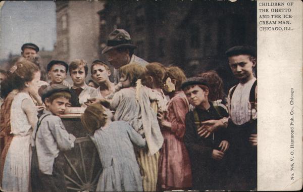 Children of the Ghetto and the Ice Cream Man Chicago Illinois