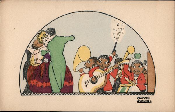 Art Deco People Dance as the Band Play Marcel Avitabile