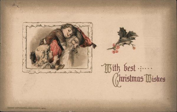 With Best Christmas Wishes Santa Claus
