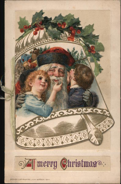 A Merry Christmas Winsch Booklet Santa Claus