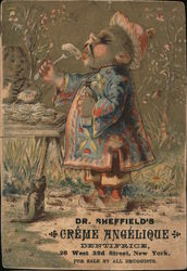 Chinese - Dr. Sheffield's Creme Angelique Dentifrice Trade Cards Trade Card Trade Card Trade Card
