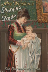 Mrs. Winslows Soothing Syrup for Children Teething Trade Card