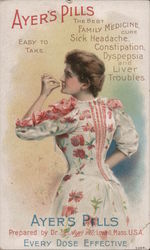 Ayer's Pills - The Best Family Medicine Cure Trade Card