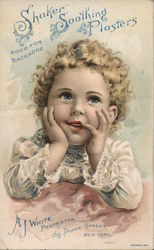 Shaker Soothing Plasters Trade Card