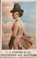 J.J. Foster & CO., Clothiers and Hatters Trade Card