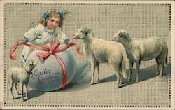 Easter Greetings Postcard