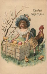 Easter Greetings Postcard