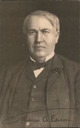Thomas Edison Says "I want to see a Phonograph in every Home." Postcard
