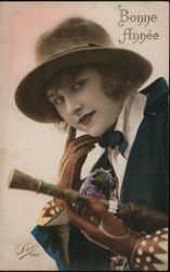 Bonne Annee Postcard