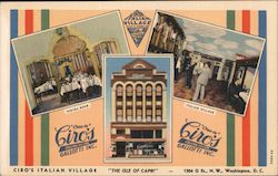 Ciro's Italian Village "The Island of Capri" Postcard