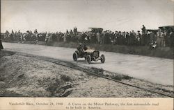 Vanderbilt Race, October 24, 1908 Postcard