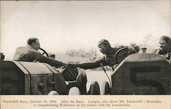 Vanderbilt Race, October 24, 1908. Postcard