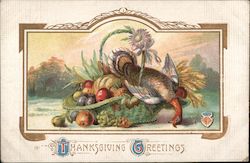 Thanksgiving Greetings Postcard