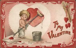 To My Valentine - Signs of the Times Postcard